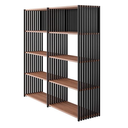 Joval Shelf Rebar 4.4 Nussbaum Graphitschwarz
