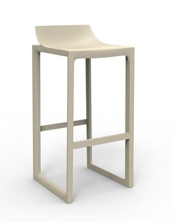 Vondom Wall Street Stool - Ecru