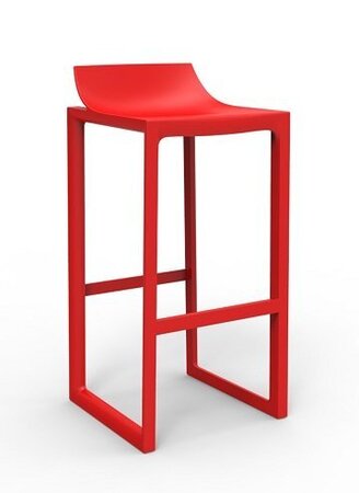 Vondom Wall Street Stool - Red