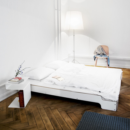 Bett Stapelliege Klassik Weiss Müller Möbelwerkstätten
