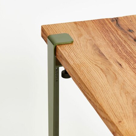 Tiptoe Duke Bench In Reclaimed Wood - Rosemary Green