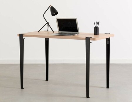 Tiptoe Noma Desk - Eco-Certified Wood - Graphite Black