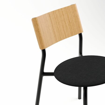 Tiptoe SSD Soft Chair - Recycled Upholstery - Graphite Black
