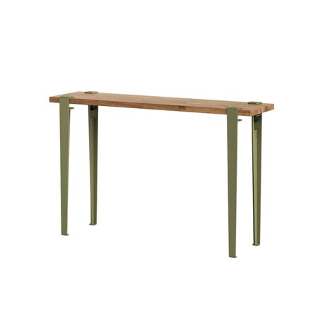 Tiptoe Lima Side Table In Reclaimed Wood - Khaki Green