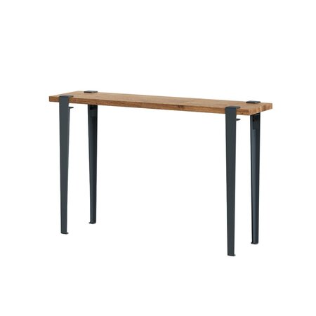 Tiptoe Lima Side Table In Reclaimed Wood - Midnight Blue