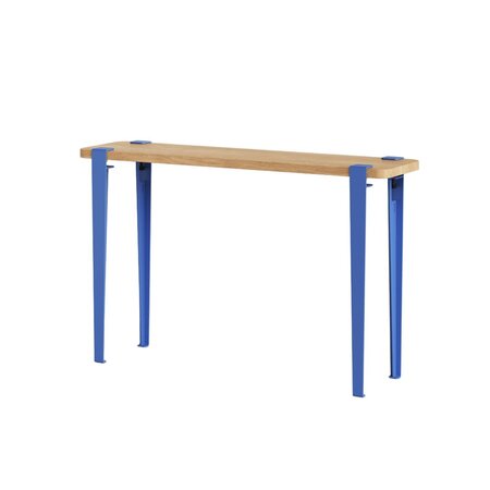 Tiptoe Lima Side Table - Solid Oak - Azure Blue