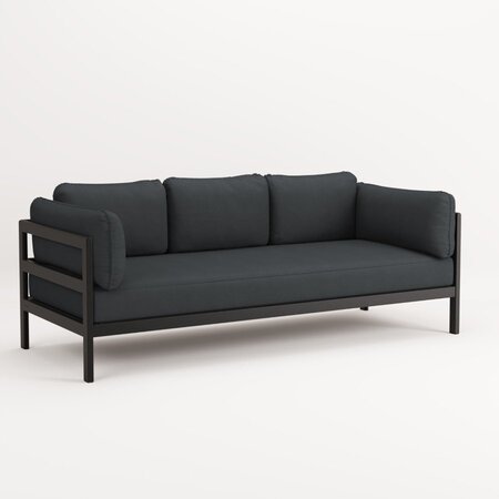 TIPTOE EASY SOFA 3 TO 4 SEATS - GRAPHITE BLACK - SLATE GREY