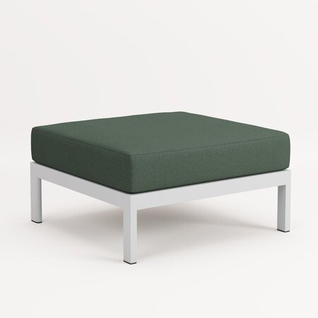 EASY OTTOMAN – CORNER UNIT - GRAPHITE BLACK - FOREST GREEN 