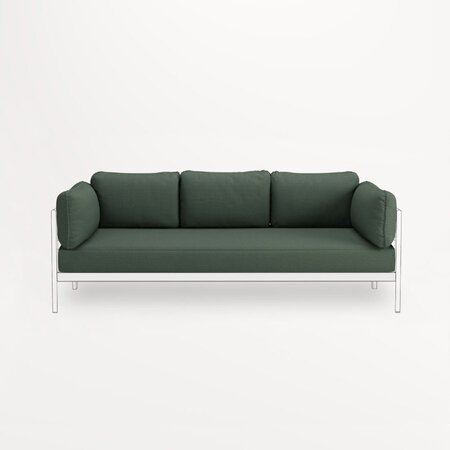 TIPTOE EASY SOFA COVERS SET - 3 TO 4 SEATER - FOREST GREEN 