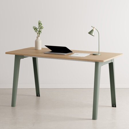 Tiptoe NEW MODERN desk – eco–certified wood - 150 X 70 CM - Eucalyptus Grey