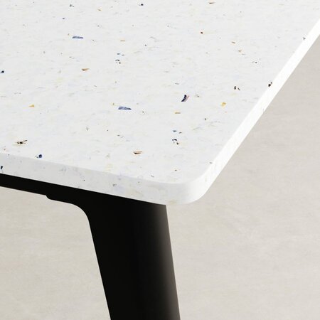 Tiptoe NEW MODERN desk – recycled plastic - Graphite Black