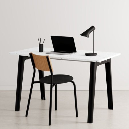 Tiptoe NEW MODERN desk – recycled plastic - 130 X 70 CM - Graphite Black
