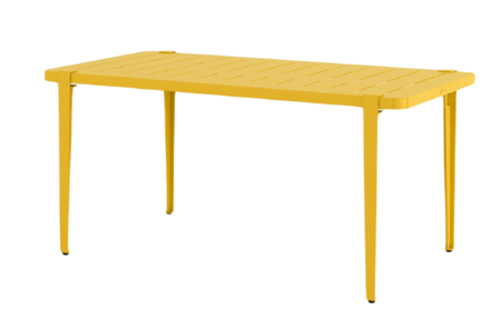 Tiptoe Midi Outdoor Table - Tisch - Sun Yellow - L160 x H75 x T80 cm