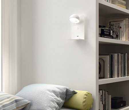 Bover Beddy A/02 Wandleuchten - White