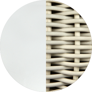 Bover Syra 60 Outdoor Pendant - Natural White – Ivory White Shade