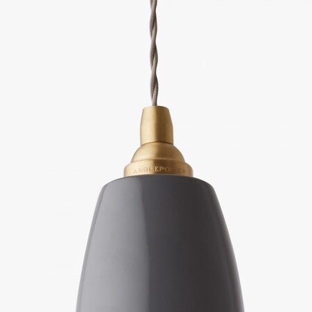 Anglepoise Original 1227 Brass Pendant - Elephant Grey