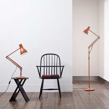 Anglepoise Type 75 Desk Lamp - Margaret Howell - Saxon Blue Edition -  Sienna Edition