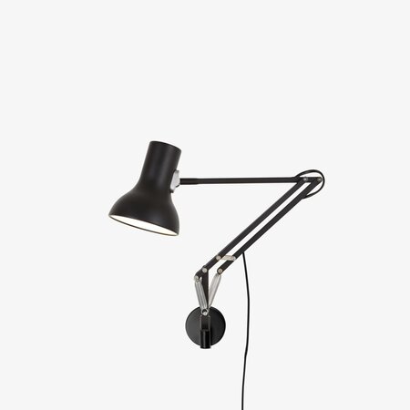 Anglepoise Type 75 Mini Lamp with Wall Bracket - Jet Black