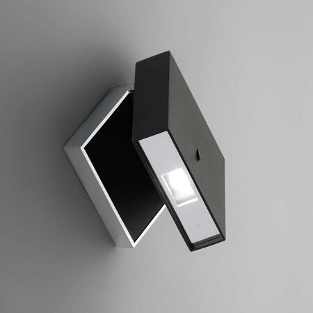 Vibia Alpha 7940 LED Wandleuchte - schwarz/lackiert