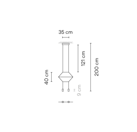 Vibia Wireflow 0320 LED Pendelleuchte