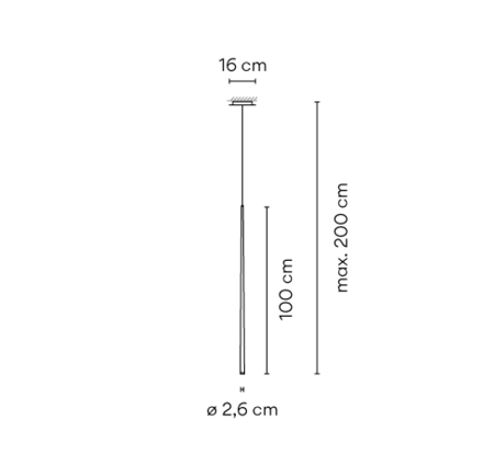 Vibia Slim 0920 LED Pendelleuchte
