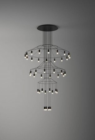Vibia, Vibia Wireflow Chandelier 0378 LED Kronleuchter Pendelleuchte