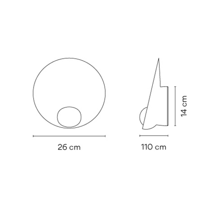 Vibia Musa 7415 LED Wandleuchte
