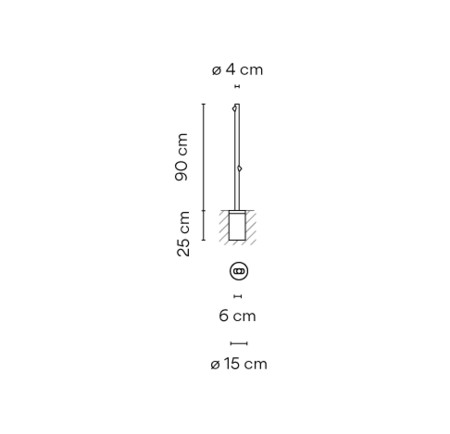 Vibia Bamboo - Aussenleuchte-4804