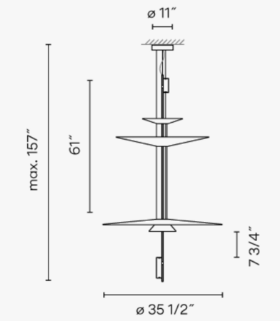 Vibia Flamingo - Pendelleuchte-1560