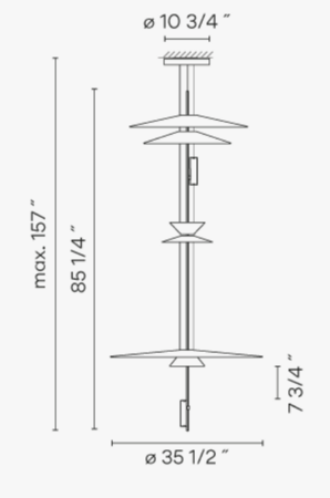 Vibia Flamingo - Pendelleuchte-1570