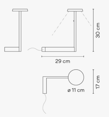 Vibia Flat 5965/5970 - Tischleuchte - 5970