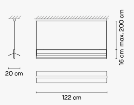 Vibia Kontur - Pendelleuchte - 6436