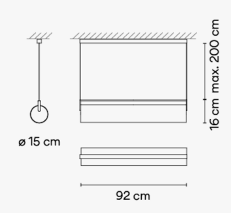 Vibia Kontur - Pendelleuchte - 6474