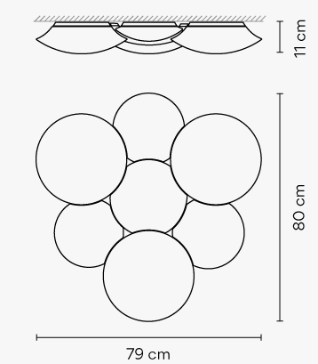 Vibia Puck - Deckenleuchte - 5447