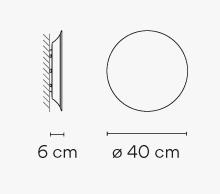 Vibia Puck Wall Art - Wandleuchte - 5471