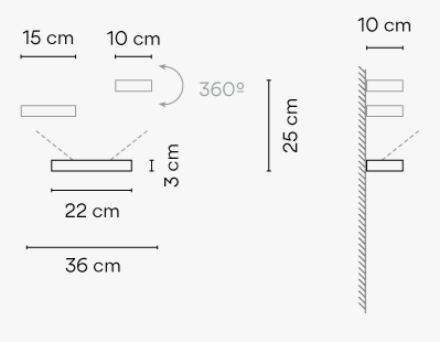 Vibia Set - Wandleuchte - 7761