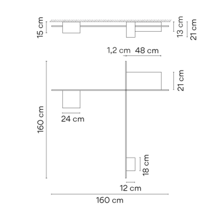 Vibia Structural - Deckenleuchte - 2647