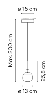Vibia Tempo 5770 bis 5780 - Pendelleuchte - 5772