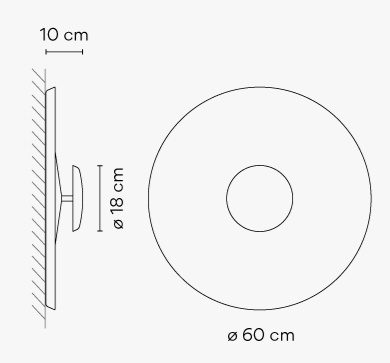Vibia Top 1154 bis 1170 Wandleuchte - 1160