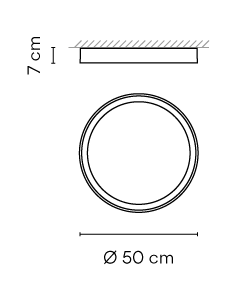 Vibia Up 4440 bis 4460 Deckenleuchte - 4440