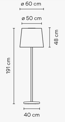 Vibia Wind - Steh  Aussenleuchte - 4057