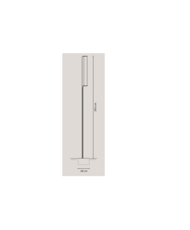 Vibia Class - Steh Aussenleuchte - 2810
