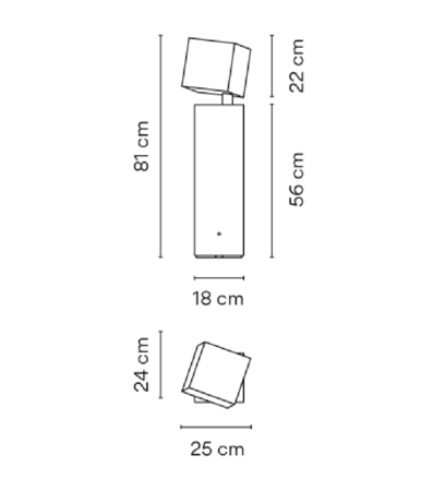 Vibia Break 4101 - Aussenleuchte