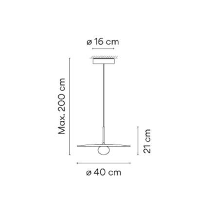 Vibia Tempo - Pendelleuchte: 5776