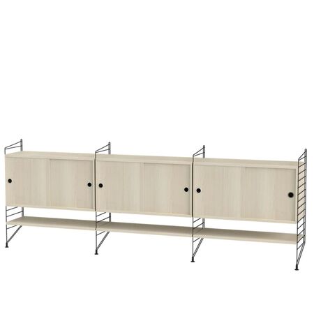 String_Furnitur_System_Wohnzimmer_F_Schwarz_Esche
