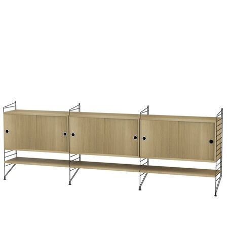 String_Furnitur_System_Wohnzimmer_F_Braun_Eiche