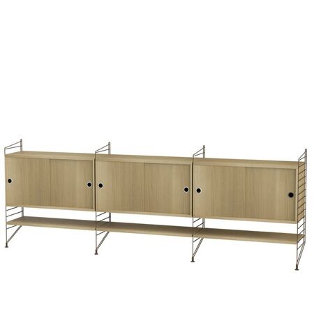 String_Furnitur_System_Wohnzimmer_F_Schwarz_Eiche