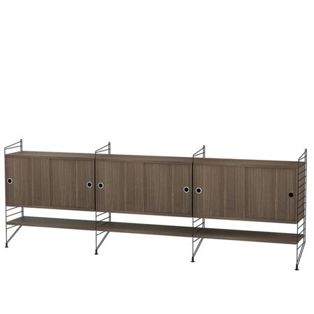 String_Furnitur_System_Wohnzimmer_F_Schwarz_Walnuss