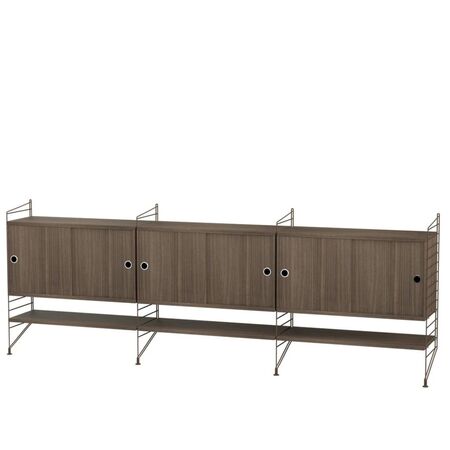 String_Furnitur_System_Wohnzimmer_F_Braun_Walnuss