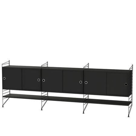 String_Furnitur_System_Wohnzimmer_F_Schwarz_Schwarz